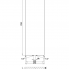 Radiátor Pegasus | 488x1700 mm | bordó strukturální mat