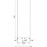 Radiátor Pegasus | 608x1700 mm | stříbrná strukturální mat