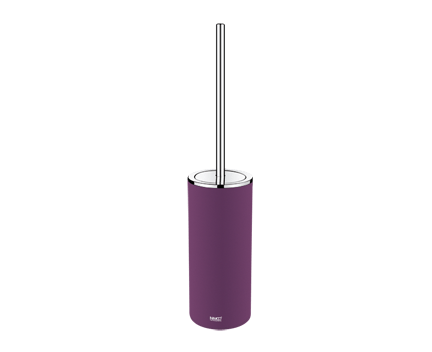WC kartáč PURE s nádobou | stojící | fialový