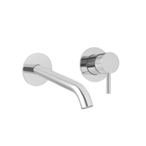 Umyvadlová baterie podomítková | 200 | hladká páčka | chrom lesk | CURVY | horní díl