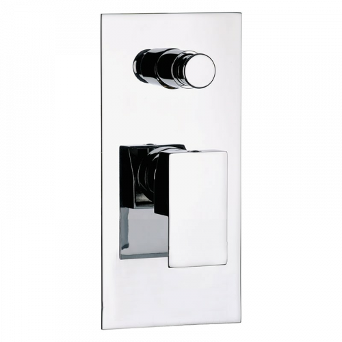 Podomítkový modul dvoucestný | pákový | chrom lesk | Q-DESIGN