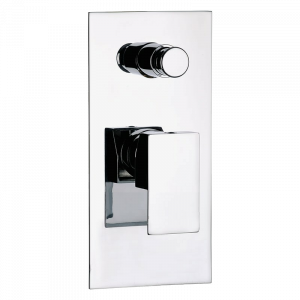 Podomítkový modul dvoucestný | pákový | chrom lesk | Q-DESIGN