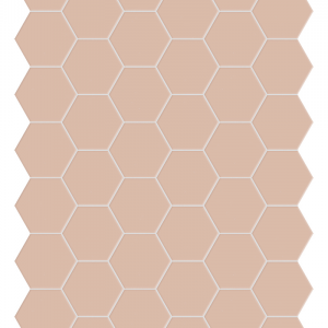 Dlažba Hexa Rossy Blush | růžová | 160x140 mm | mat