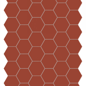 Dlažba HEXA Rusty Red | 160x140 | mat