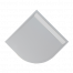 ILA - WIR čtvrtkruhová vanička bílá 800x800