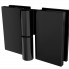 X101 | Sprchová zástěna - dveře do niky | SCANDIC | 900 x 2000 | černá | levé