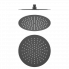 Sprchová hlavice CIRCULO | závěsná | Ø 250 mm | kruhová | černá mat