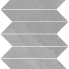Chevron Brazilian Slate Silk Grey | 120x530 | mat