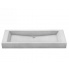 Umyvadlo SLANT 05 DOUBLE | 1300 x 500 x 130  | na desku nebo závěsné | šedá | beton