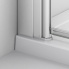 SOL31 | Jednokřídlé dveře s pevnou stěnou v rovině | SOLINO | 1400 x 2000 | chrom