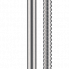 Komplet X STYLE INOX | posuvná tyč + ruční sprška + hadice | bez připojení vody | nerez