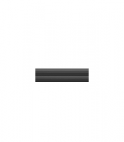 Obklad Stripes Graphite | černá | 75x300 mm | mat