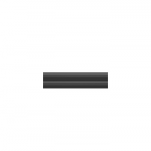 Obklad Stripes Graphite | černá | 75x300 mm | mat
