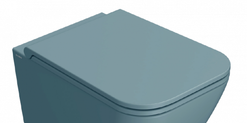 WC sedátko Globo Stone | 460x340 mm | Soft Close | Modrá mat