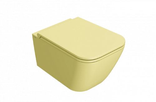 WC STONE | 520x360x330 mm | závěsné | Hořčicově žlutá mat