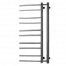 Radiátor Theia | 500x940 mm | Levé | černá strukturální mat