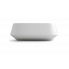Umyvadlo TAO | 520 x 420 x 180 mm | na desku | obdélníkový se zaoblenými hranami | Bílá lesk