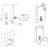 SET - WATERGATE INTEGRA stojící + WC modul-bílá | Plus Premium | sušení