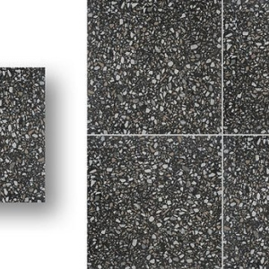 Dlažba Neocim Terrazzo Nero | 200x200 | mat