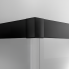TLS G | Sprchová zástěna - Rohový vstup s dvoudílnými posuvnými dveřmi | TOP-LINE | 750 x 2000 | levá | černá