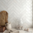 Obklad Tribeca Gypsum White | bílá | 60x246 mm