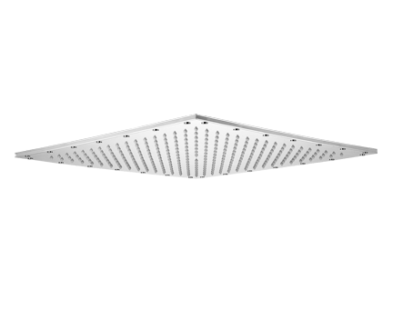 Vestavná sprchová hlavice LOSH s LED osvětlením - čtvercová 420x420 mm