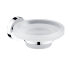 Držák na mýdlo Unix s skleněnou mýdlenkou | chrom