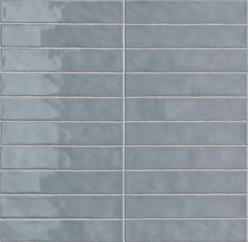 Obklad Vernici Cloudy Azure | modrá | 50x250 mm | lesk