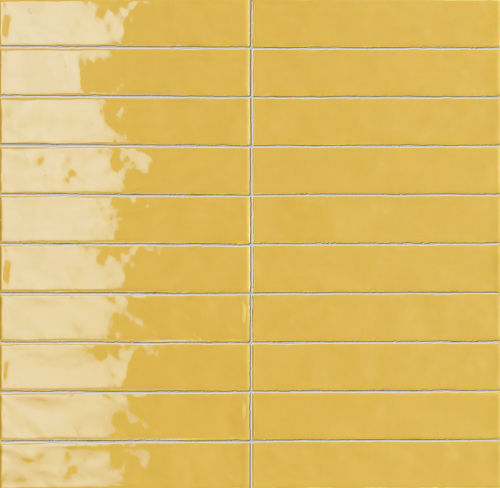 Obklad Vernici Mustard Mayo | žlutá | 50x250 mm | lesk