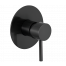 Podomítkový modul X STYLE | pákový jednocestný | chrom černý broušený