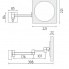 Kosmetické zrcátko Nimco | s osvětlením | chrom