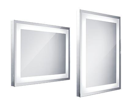 Koupelnové podsvícené LED zrcadlo ZP 6001 600 x 800 mm