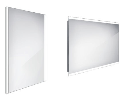 Koupelnové podsvícené LED zrcadlo ZP 11001 500 x 700 mm