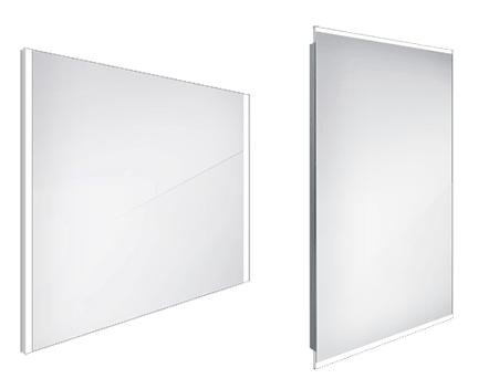 Koupelnové podsvícené LED zrcadlo ZP 11003 800 x 700 mm