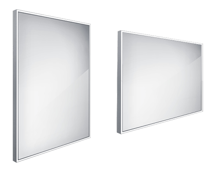 Koupelnové podsvícené LED zrcadlo ZP 13002 600 x 800 mm