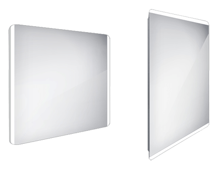 Koupelnové podsvícené LED zrcadlo ZP 17019 900 x 700 mm