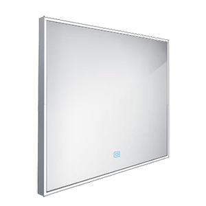 Koupelnové podsvícené LED zrcadlo ZP 13003 800 x 700 mm | senzor