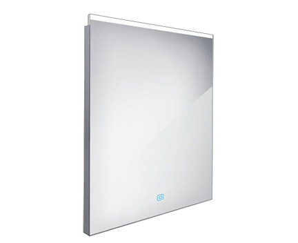 Koupelnové podsvícené LED zrcadlo ZP 8002 600 x 700 mm | senzor